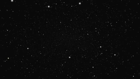 animação de voar através das estrelas. resolução 4k.