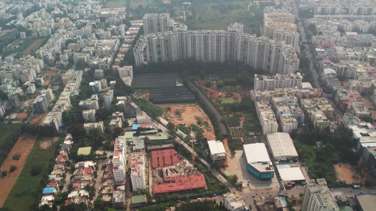 A cinematic footage of Bengaluru's most famous area Electronics City Phase 1 during early morning