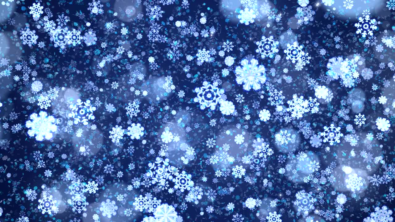 azul abstracto de navidad copos de nieve de fondo.