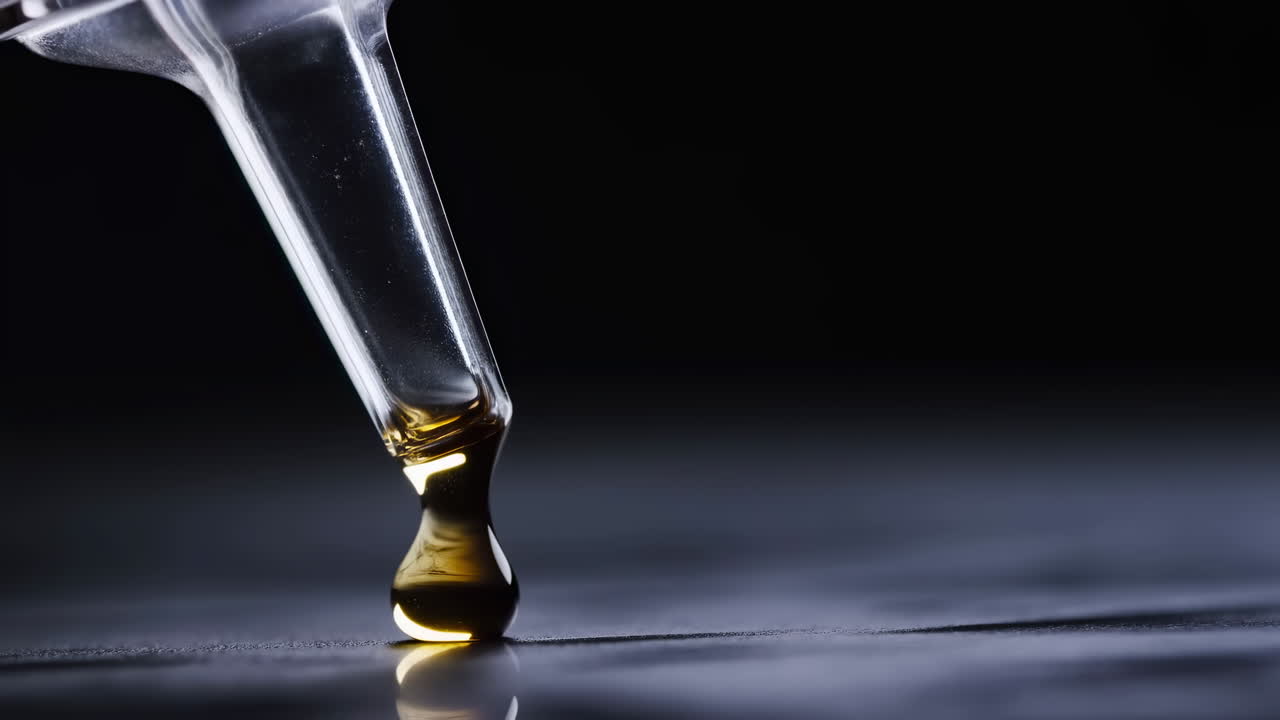 Pipette avec liquide