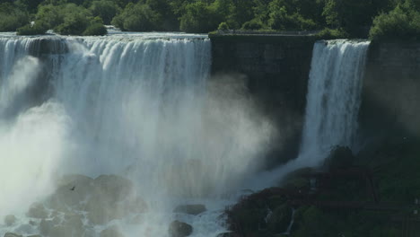 cataratas nupciales, niágara, ee.uu., desde el lado canadiense