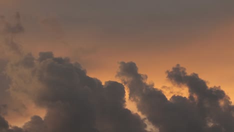 formación de nubes tiempo lapse puesta de sol australia gippsland victoria maffra