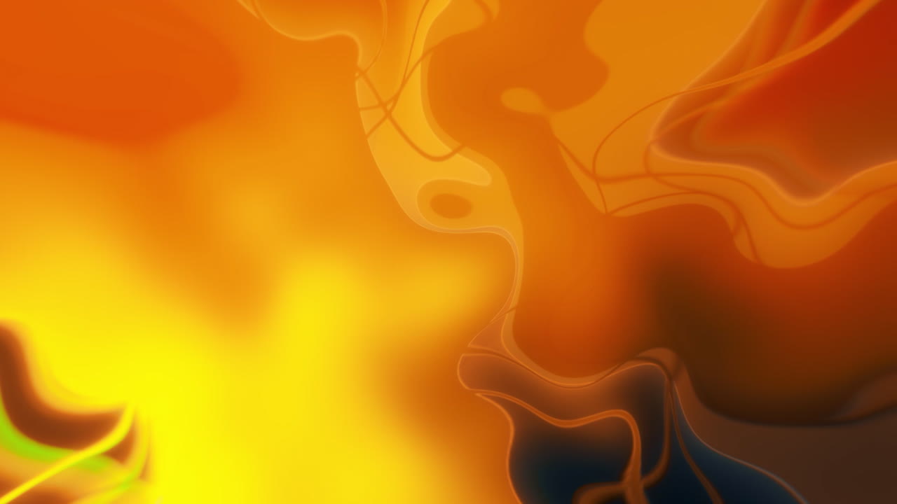 Abstract Orange Fluid Design