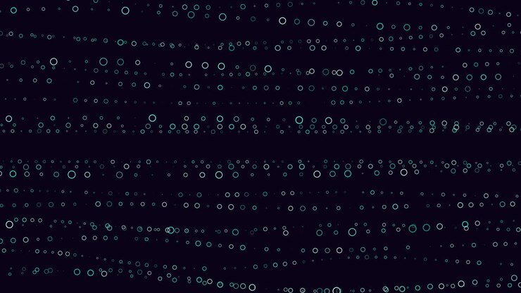Blue dot grid a seamless pattern of visually textured dots on black background