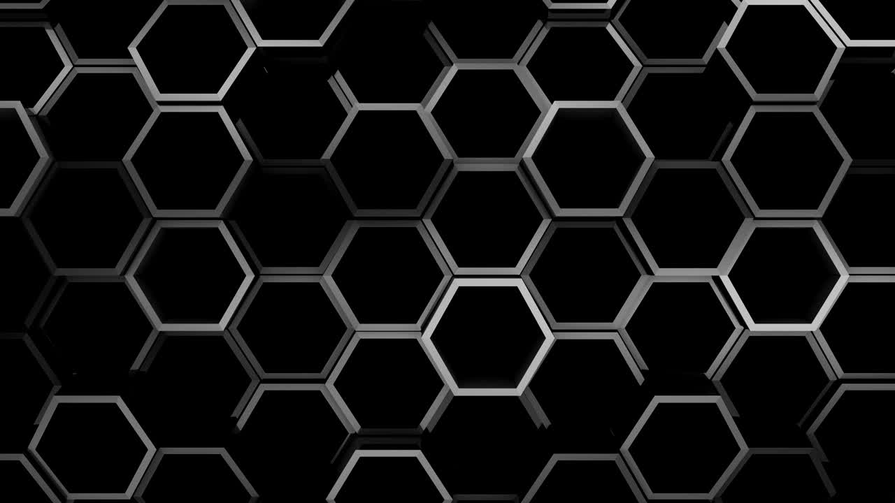 el fondo de los hexágonos