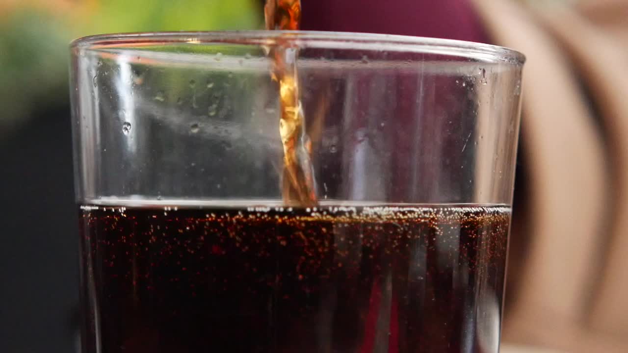 Coca-Cola in un bicchiere