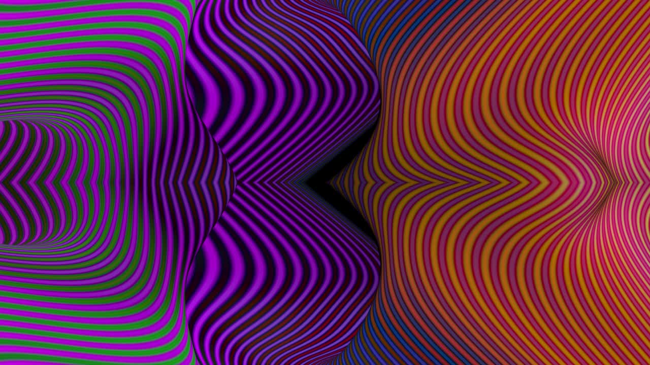 3D animované pozadí s elastickými pruhy