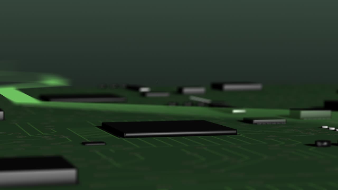 4k video van isometrische stadselementen top view.