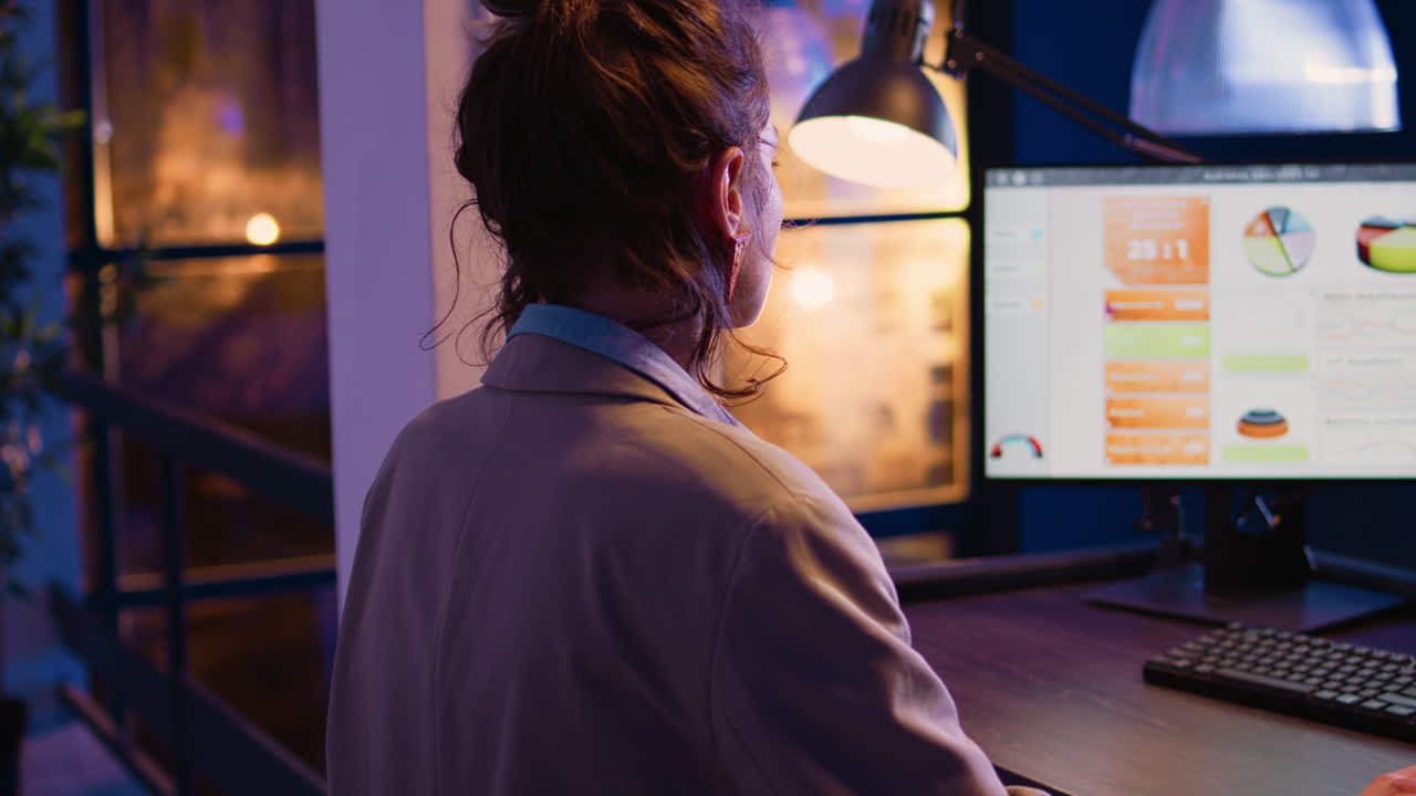 Businesswoman in office setting