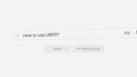 searching for how to use uber? on internet browser