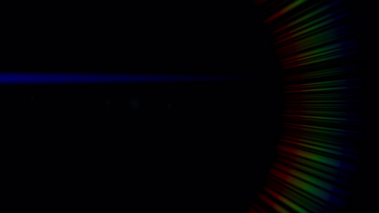 Blue light and lens flare video material (lens flare, light, light leak)