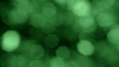 luces verdes de bokeh de papel de aluminio. -macro