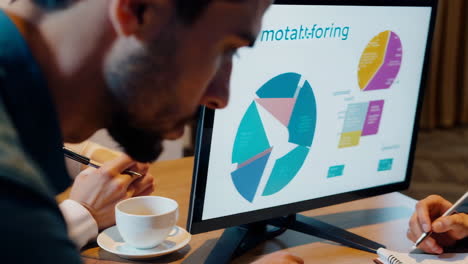 business meeting in modern office