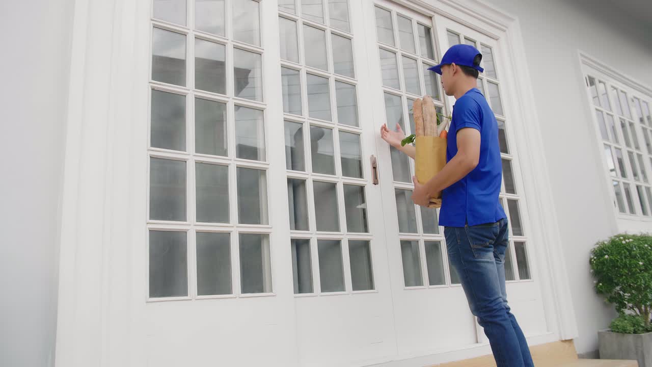 entrega de comestibles en el hogar