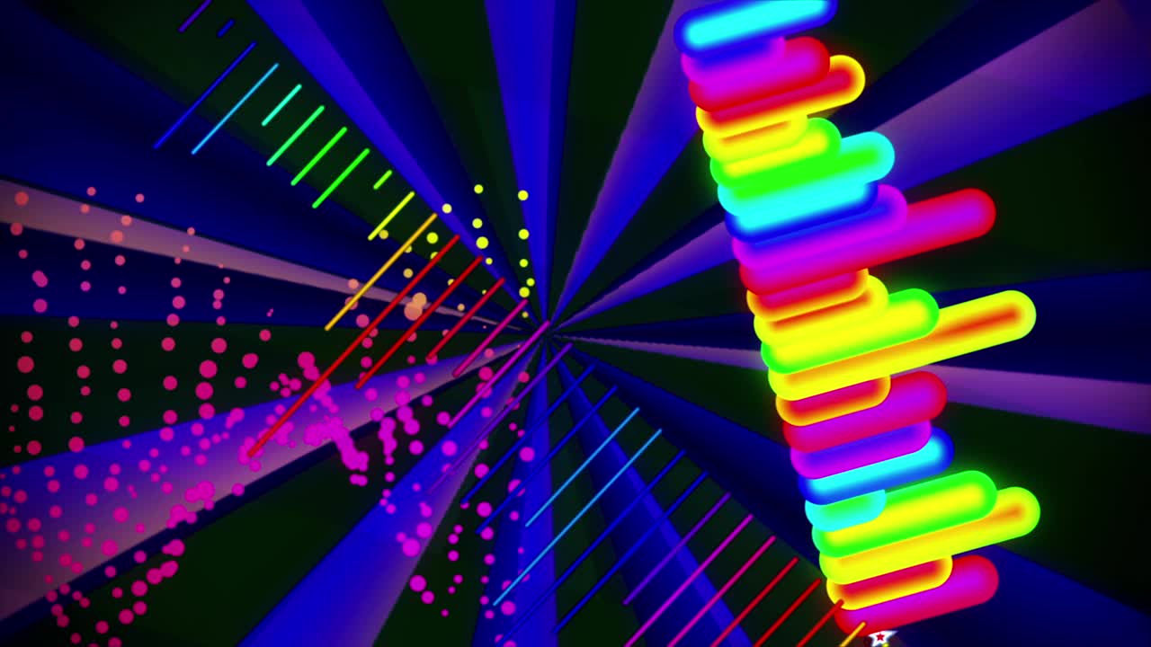 espectro de la música vintage vj bucle