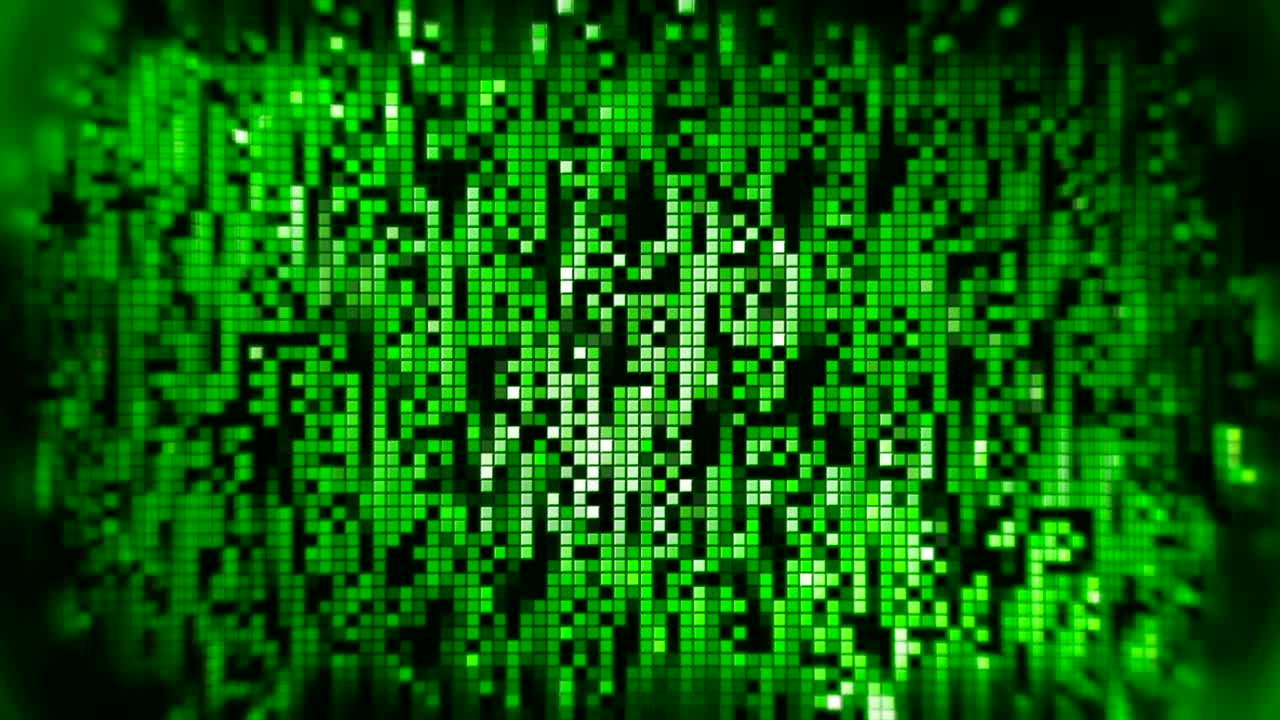 fondo pixelado verde abstracto