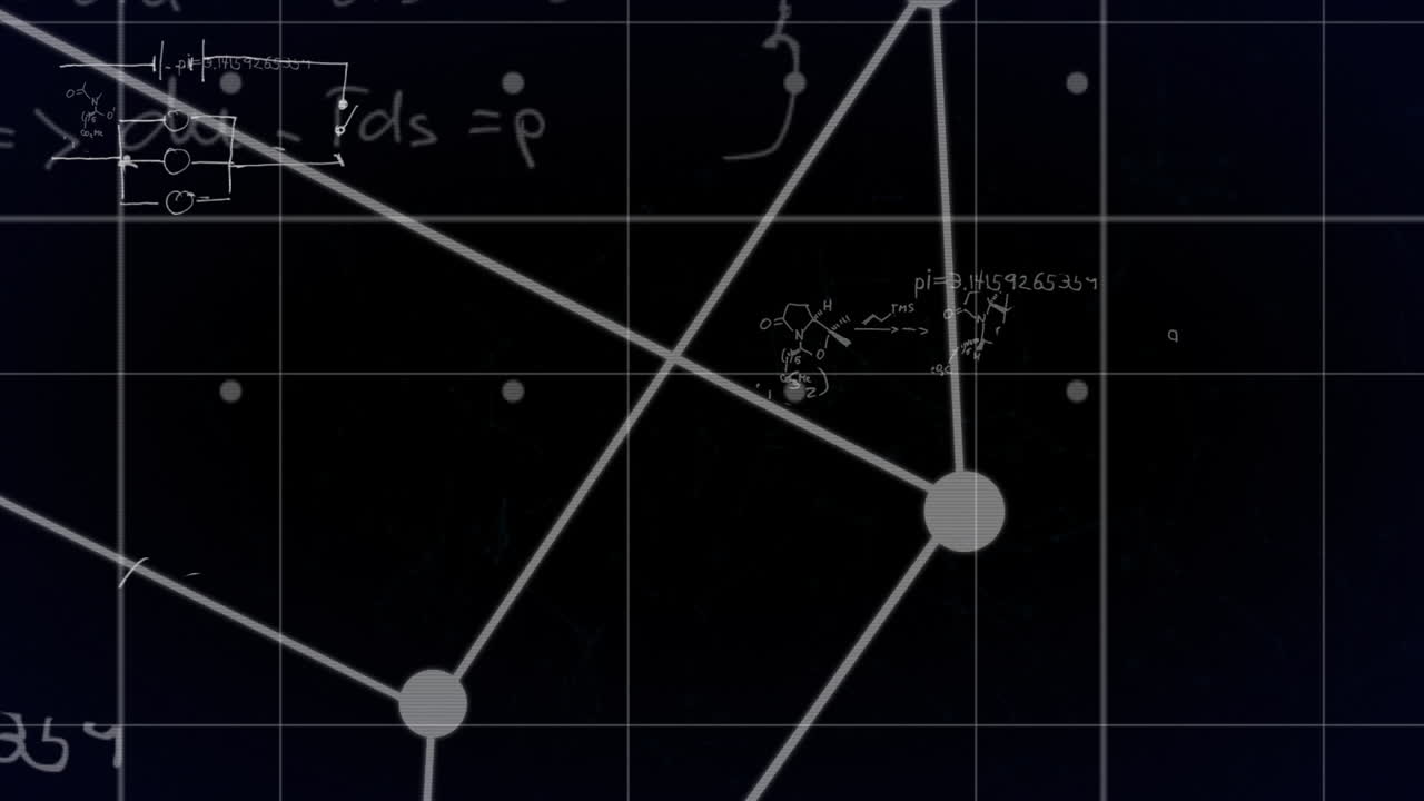 animación de la red de conexiones con iconos en todo el mundo