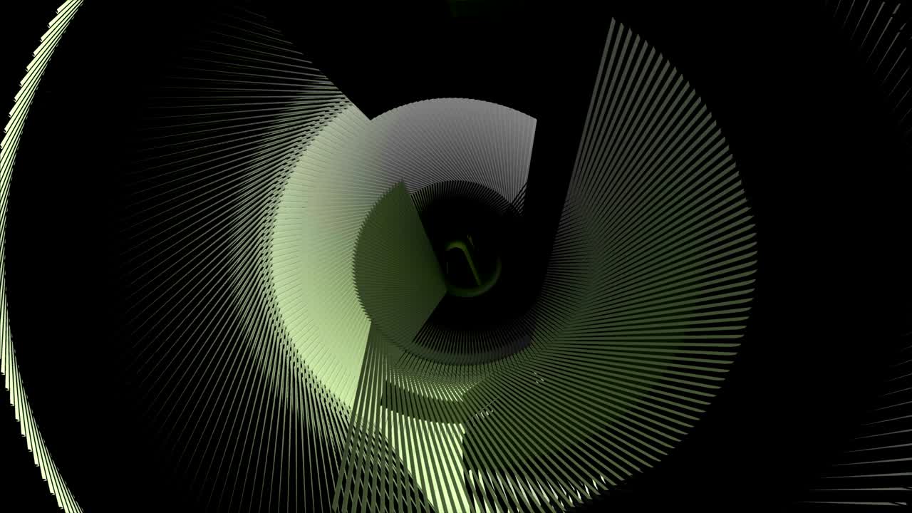 Abstract Background Physcedelic Geometric Circular Tunnel VA