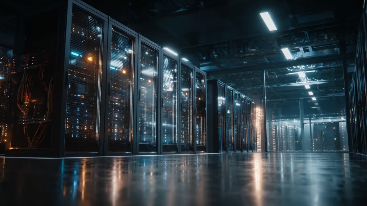 Exploring an Advanced Data Center: A Glimpse into Cutting-Edge Server Technology and Infrastructure in a Modern Computing Environment