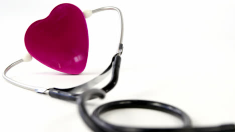 close-up of stethoscope