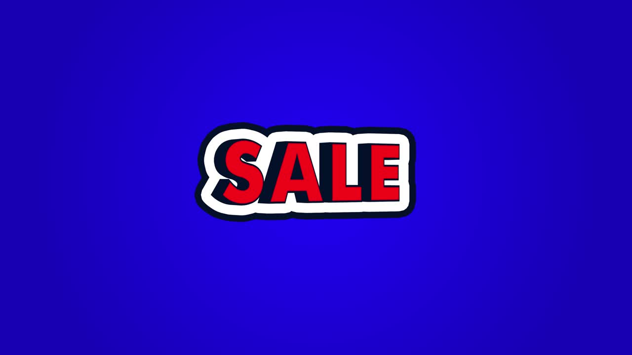 Banner Shopping Offerta di Vendita per Promozione Marketing, Social Media e Grafica in Movimento.