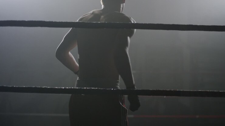 Il pugile sul ring