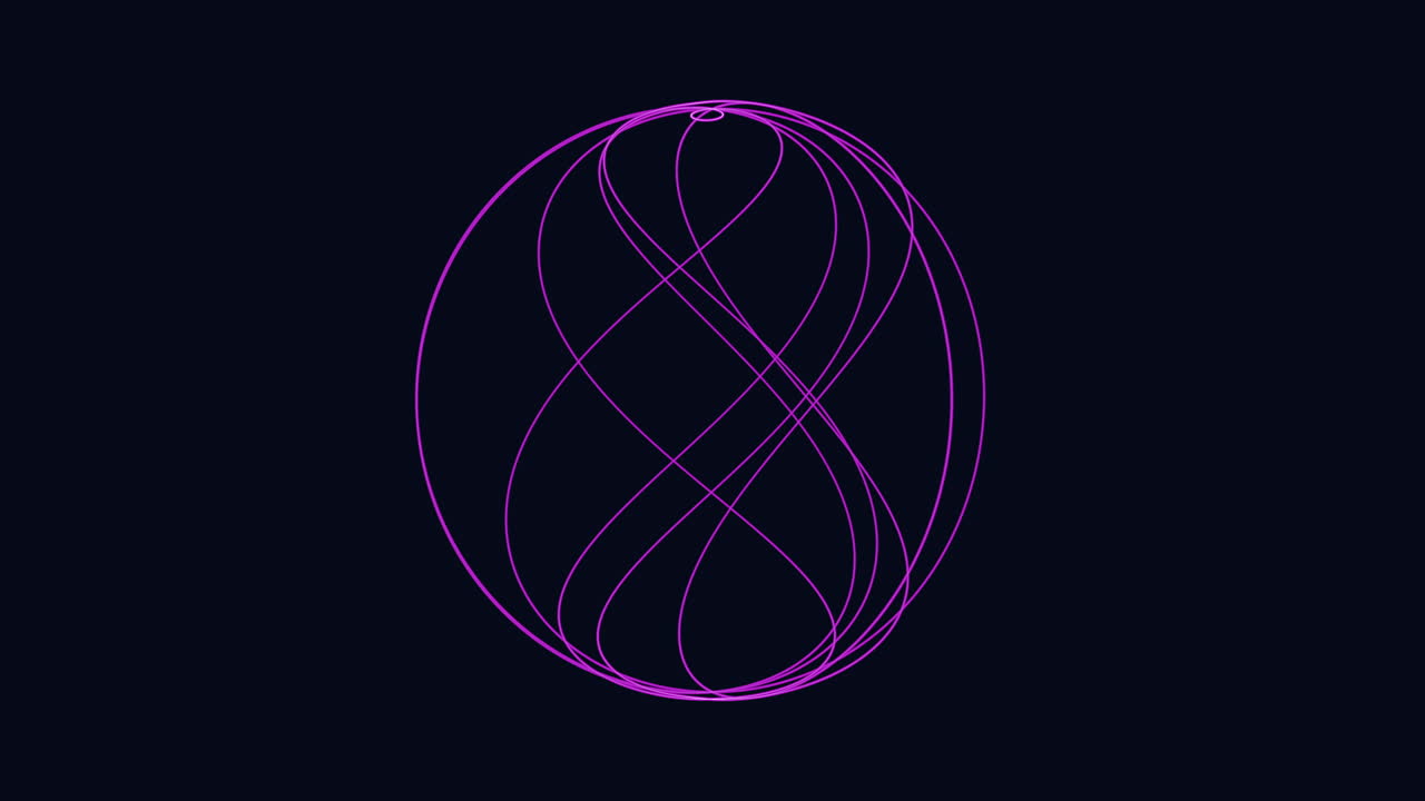 A minimalist line drawing of a circle depicted in the image, suitable for symbolizing various concepts like a planet, sphere, or as a decorative element in design