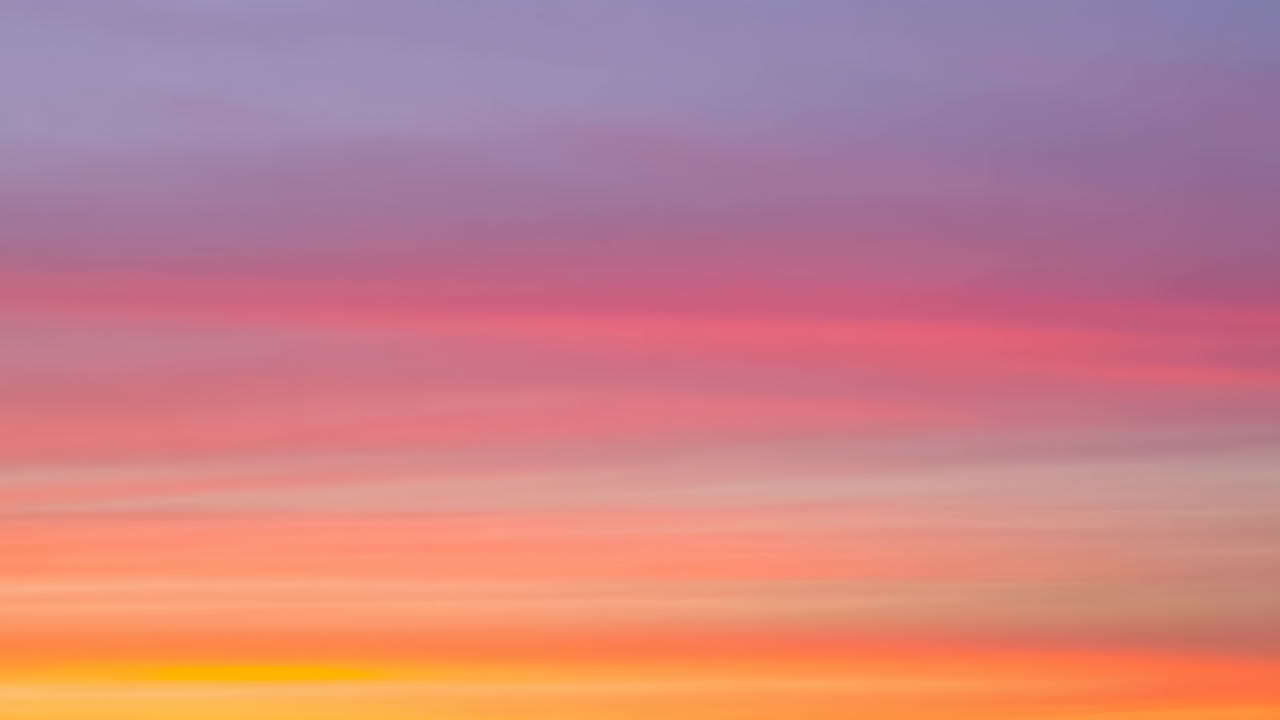Vibrant Pastel Sky Gradient at Sunset
