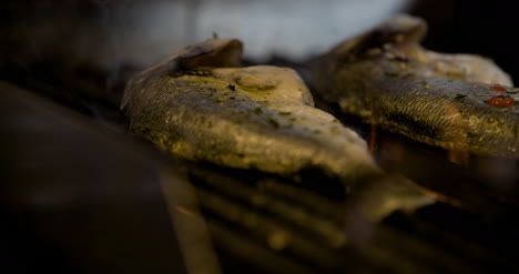 Grillen-Fisch-In-Der-Küche-Kochen