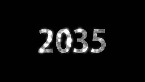 2035 animación de texto gráficos de movimiento