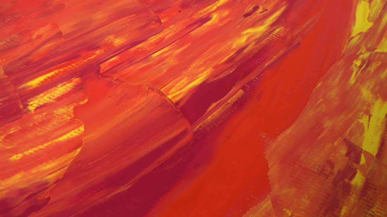 Abstrakt teckning målad med gouache