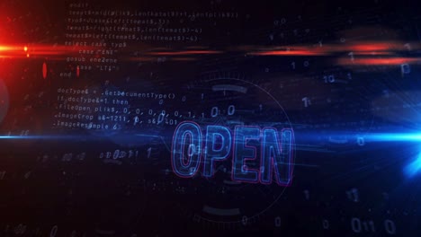 open source code abstract loopable tunnel animation