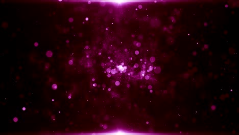 partículas de polvo abstracto luz bokeh títulos de movimiento bucle de fondo cinematográfico