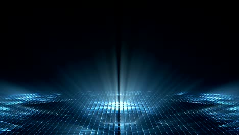 animación de fondo de luces azules