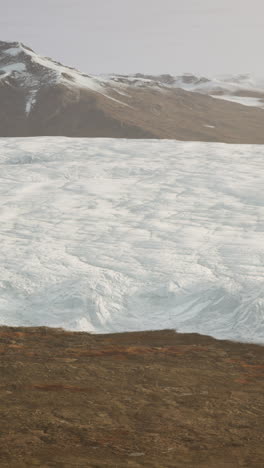 a stunning view of a glacier in the arctic