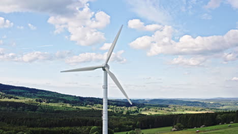 Drone-flight-over-a-wind-power-plant-in-germany