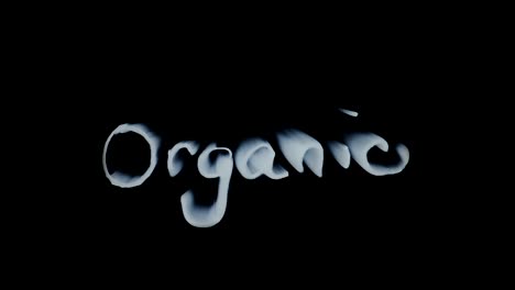 &quot;organic&quot;-Organische-Wörter,-Handgefertigt-Ohne-Computer---Für-Mehr-Suchen-Sie-&quot;abstractvideoclip&quot;-Mit-Den-Anführungszeichen