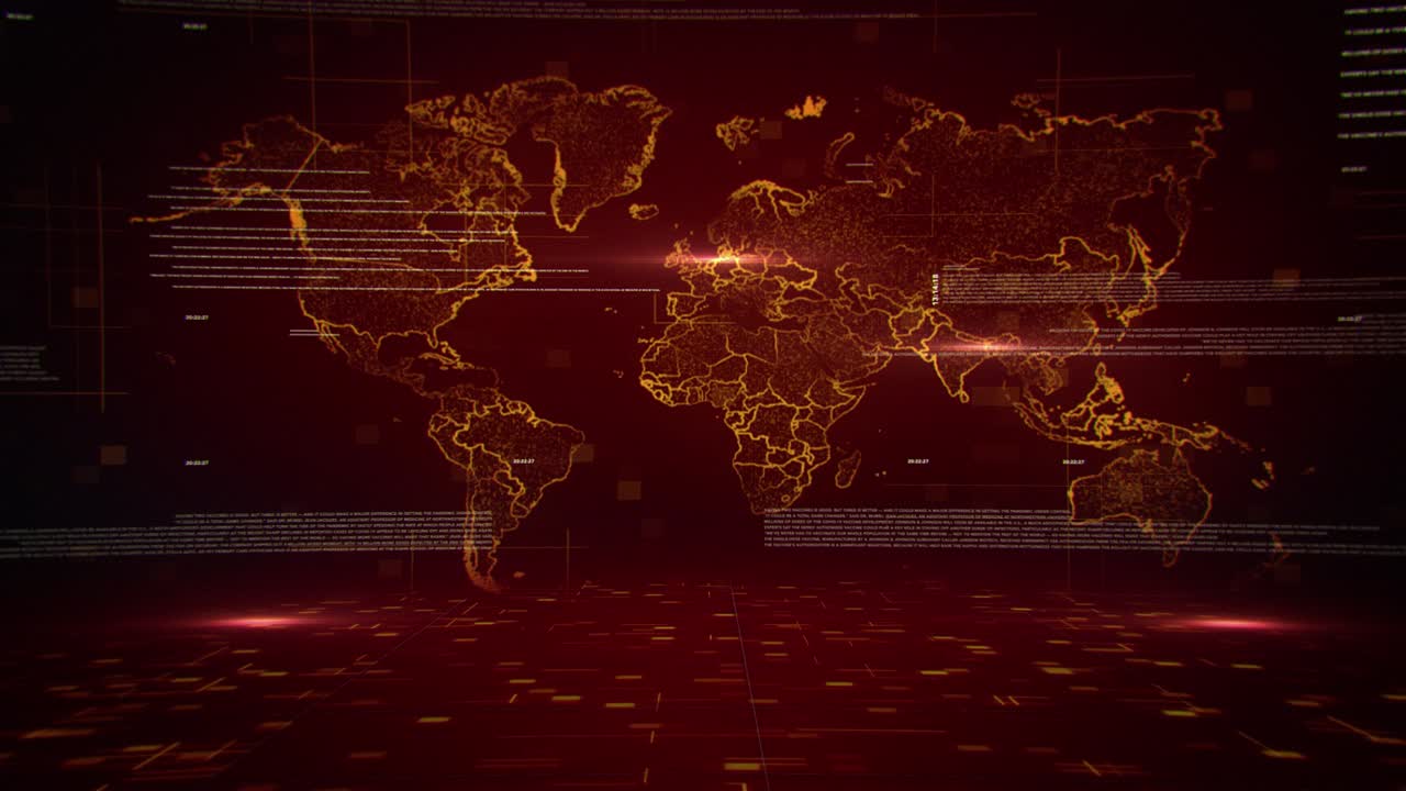 fondo del mapa del mundo en 4k (naranja)
