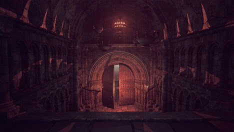 oscura y misteriosa cámara antigua