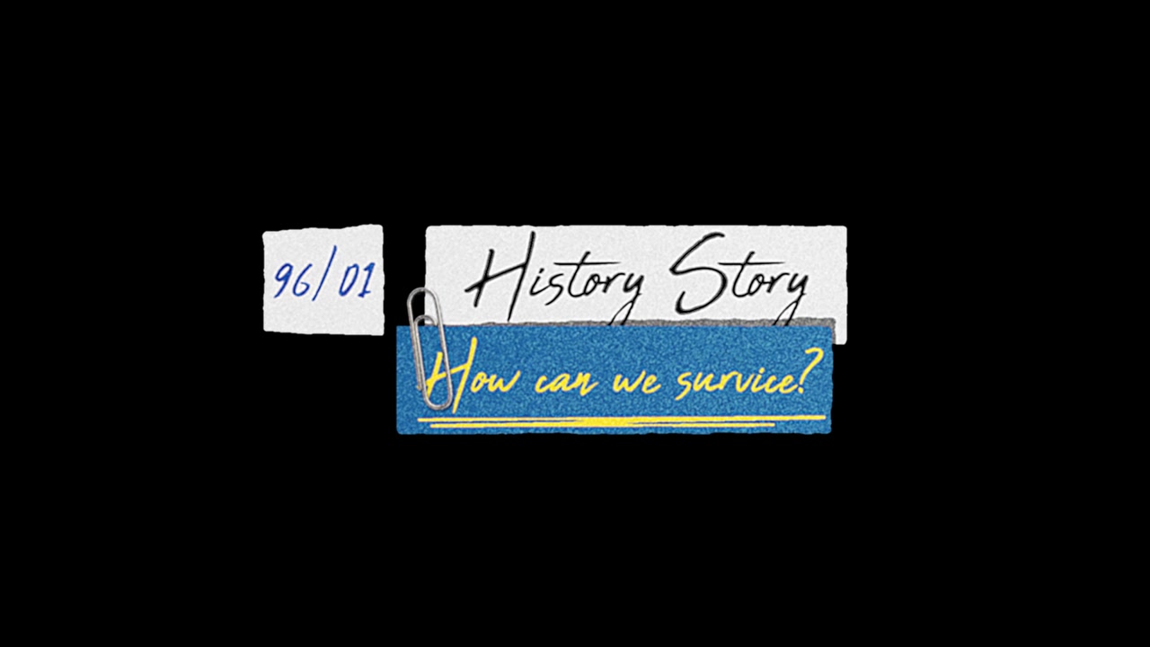 Animated Torn Paper with History Story and Survival Question