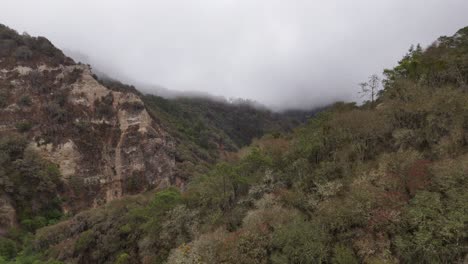 aerial view, of a landscape near the thermal baths from chignahuapan
