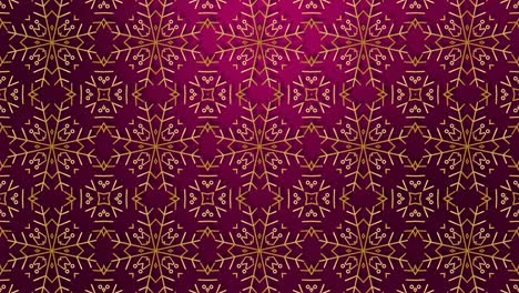 snowflakes pattern mandala animated background for motion graphics, display, screen display.