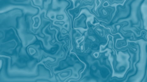una fascinante animación de olas azul turquesa, que fluyen y giran en movimiento dinámico contra un lujoso telón de fondo de terciopelo