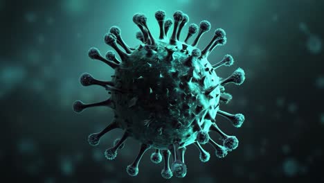 close-up image of a coronavirus