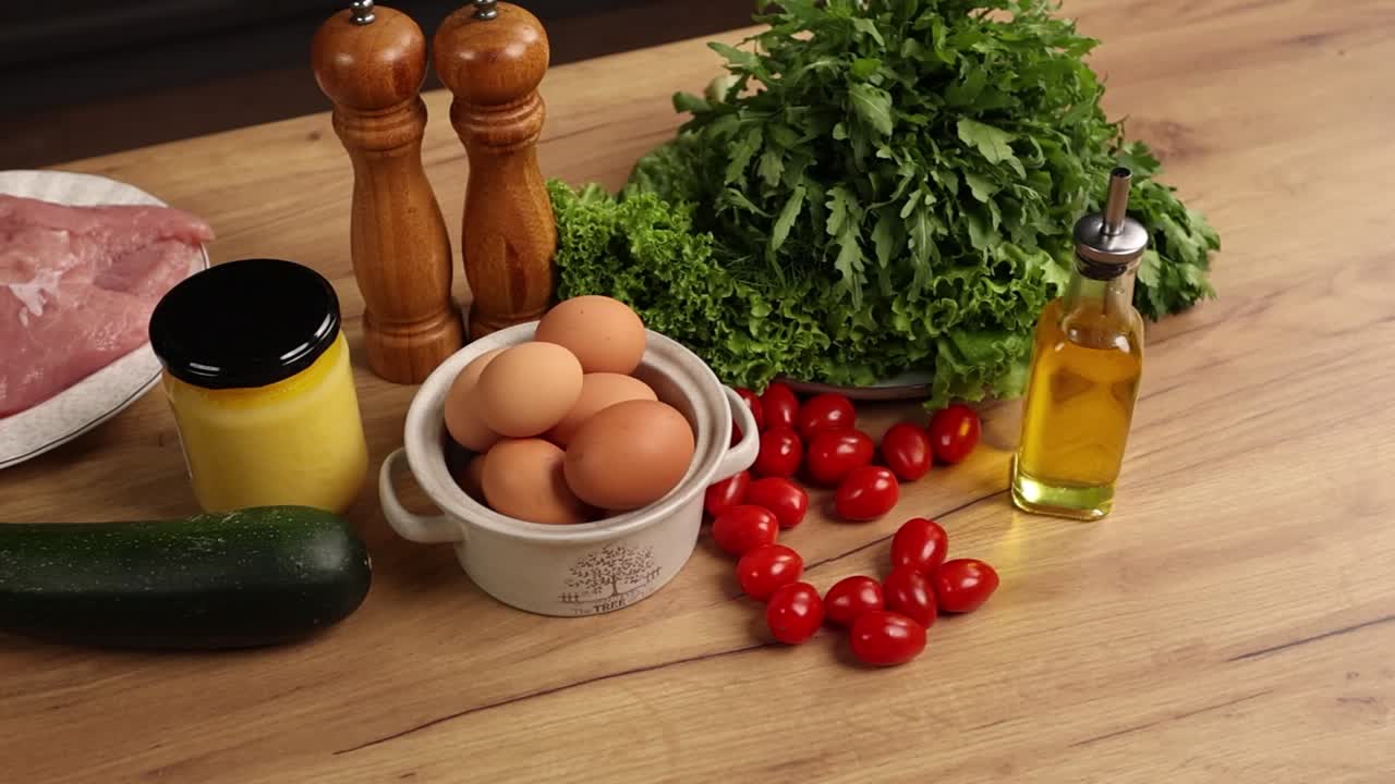 ingredientes para una comida saludable