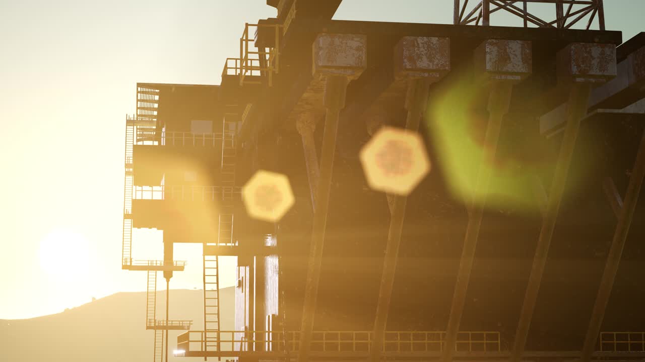 plataforma de perforación de petróleo