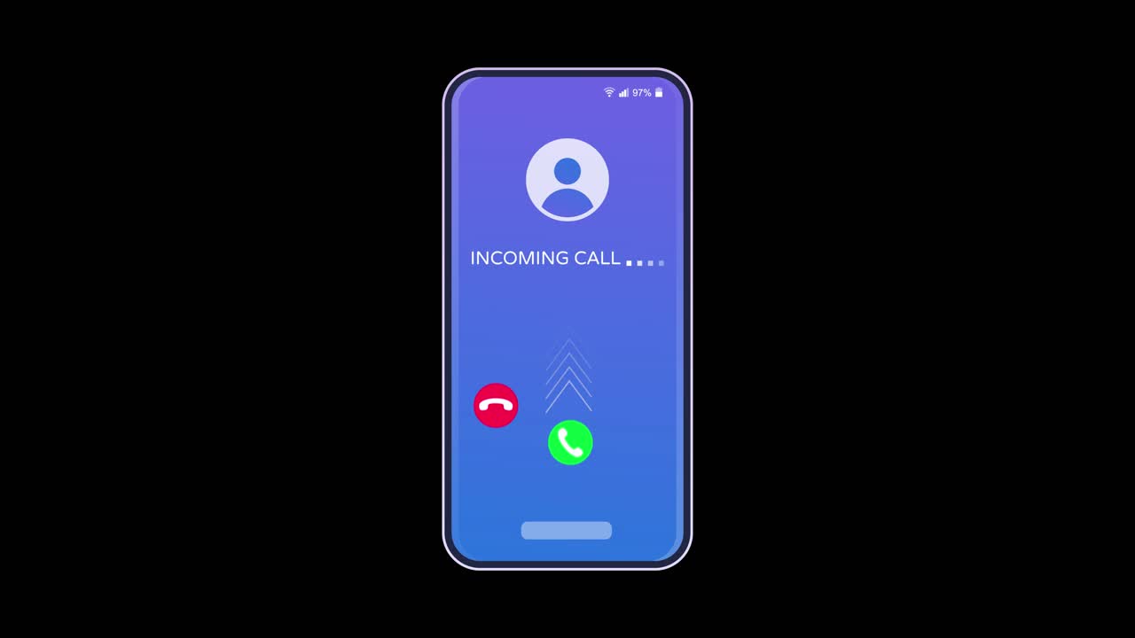 Incoming Call on Smartphone