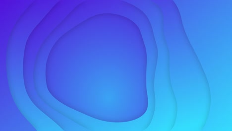 animación de líneas de gradiente azul ondulando en un bucle sin costuras