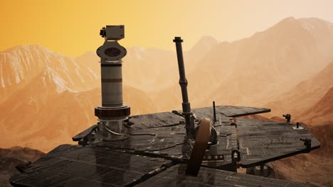 oportunidad de marte explorando la superficie del planeta rojo