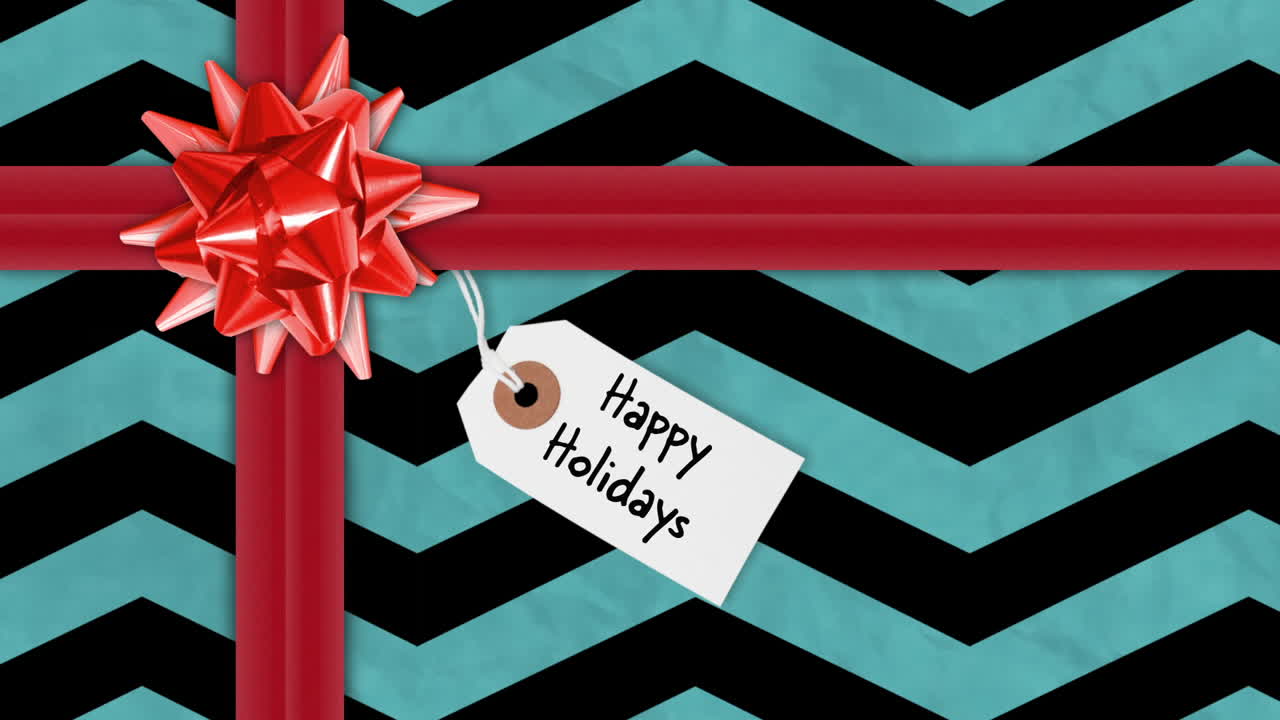 축제 포장 된 크리스마스 선물